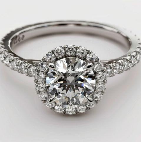 1CT Center Engagement Ring