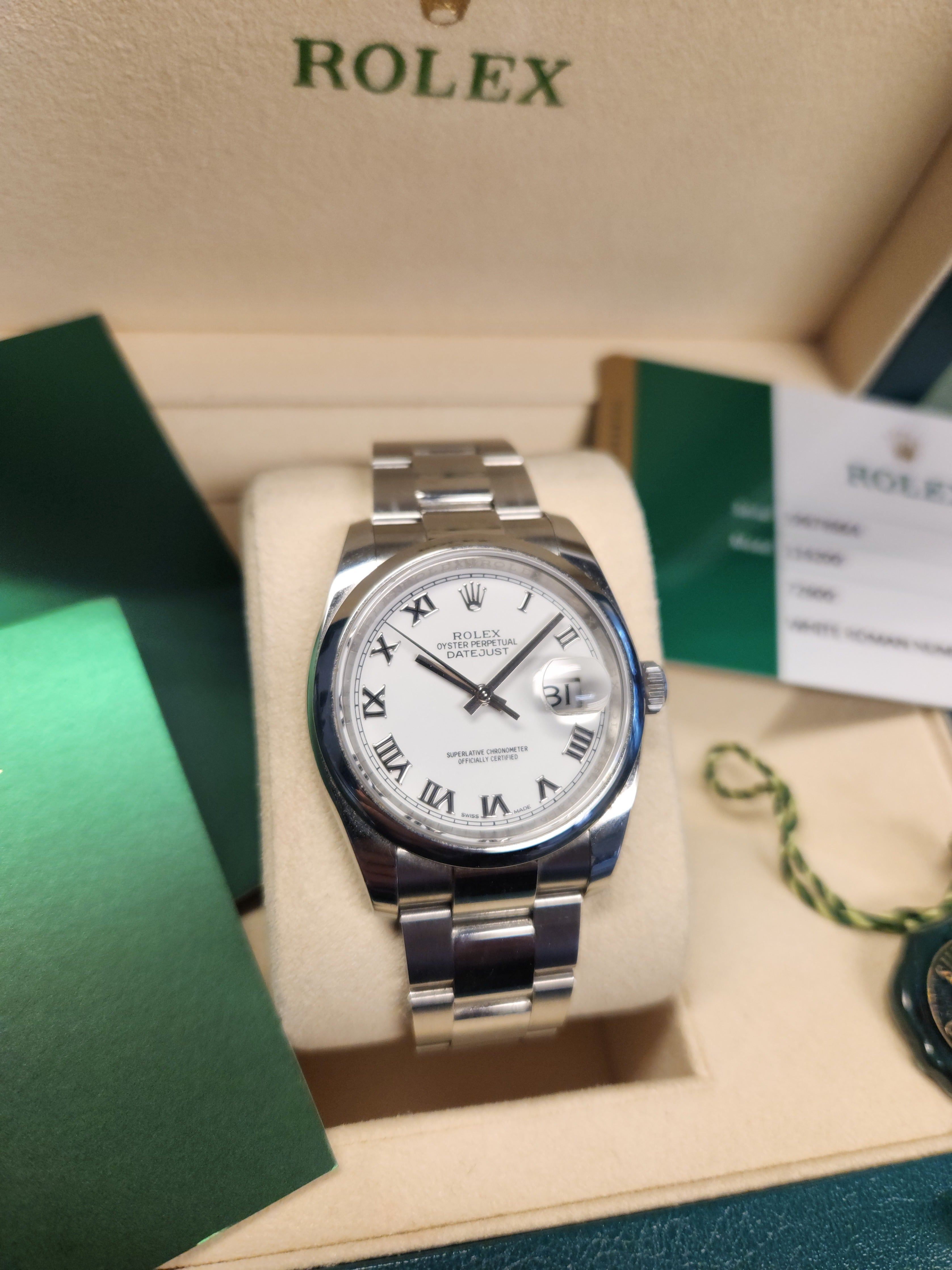 Rolex Datejust 36mm 2018